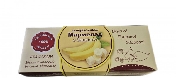 №2 Мармелад натуральный "Банан" 140г  в Йошкар-Оле