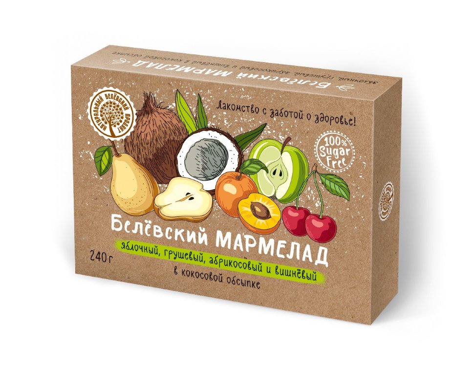  Мармелад белевский на фруктозе 240г  в Йошкар-Оле