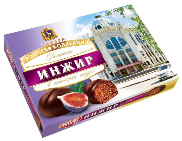 №2 КФ МИР Инжир в шоколадной глазури 160г в Йошкар-Оле